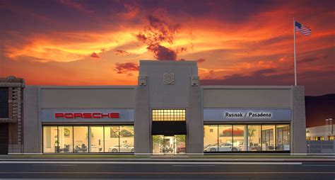 Rusnak porsche pasadena - Located in historic Old Town Pasadena, we are the premier go-to dealership for all your Porsche needs. 325 West Colorado Blvd, Pasadena, CA 91105